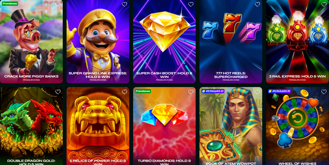 Sélection de jeux à jackpot progressif avec cagnottes cumulées